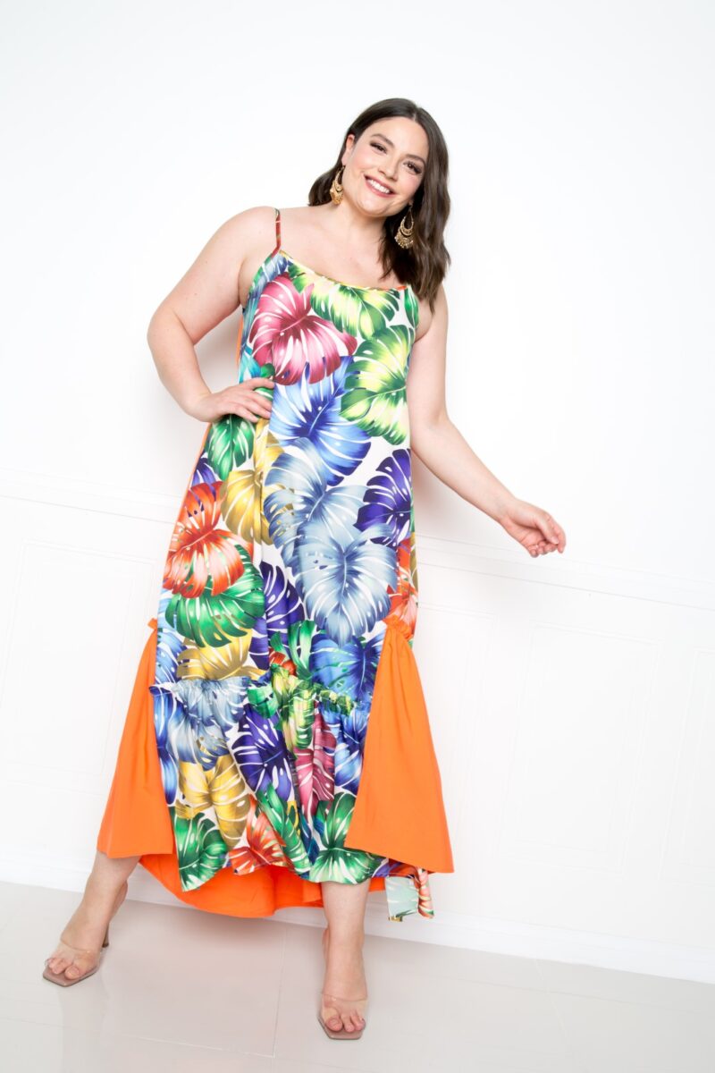 Splice Tropical Dress - Image 3