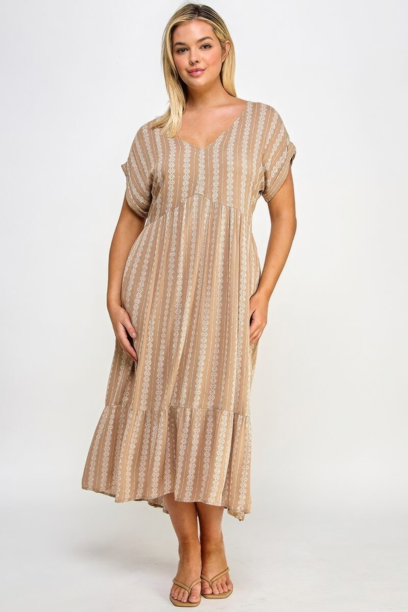 Boho Maxi Dress W/ Slip - Image 3