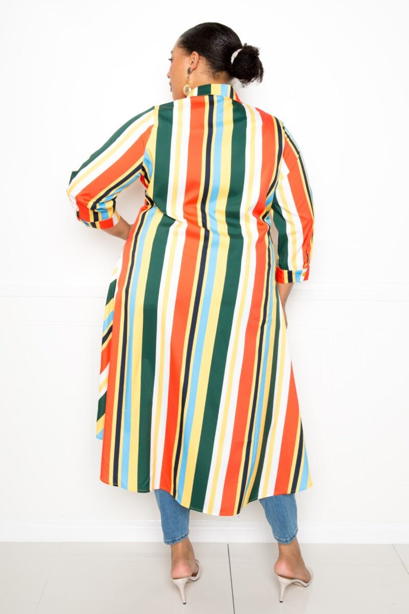 Striped Hi Low Shirt - Image 4