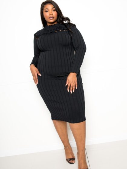 plus size curvy black women dress