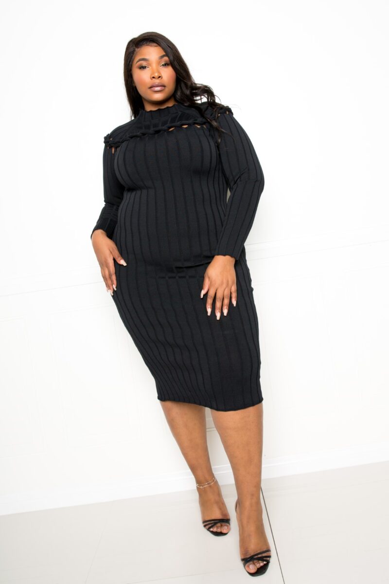 plus size curvy black women dress