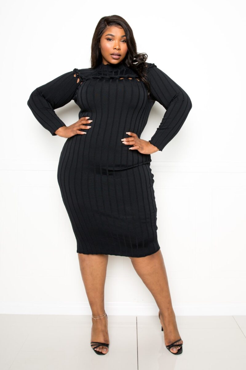 plus size curvy black women dress