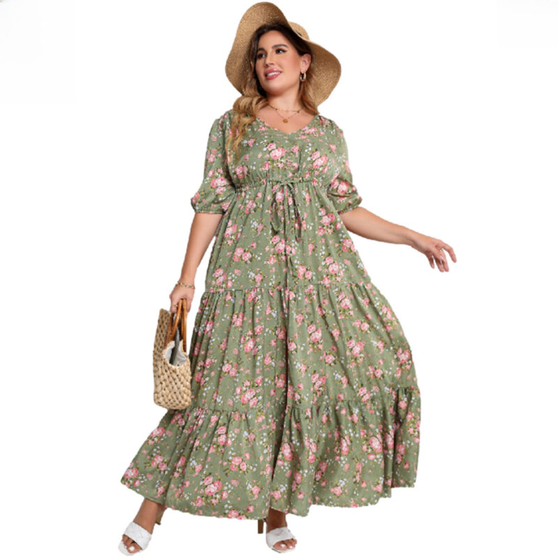 Summer Bohemian Loose Dress - Image 5